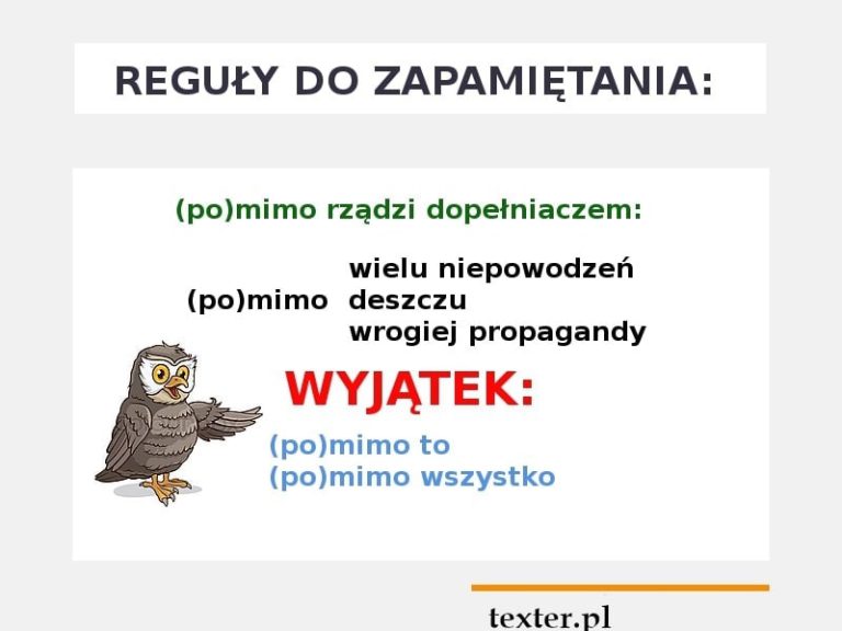 Do zapamiętania