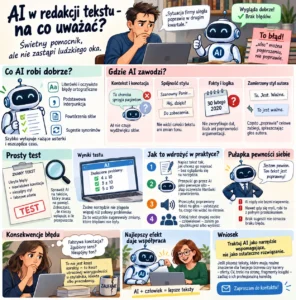 AI w redakcji tekstu – na co uważać AI w redakcji