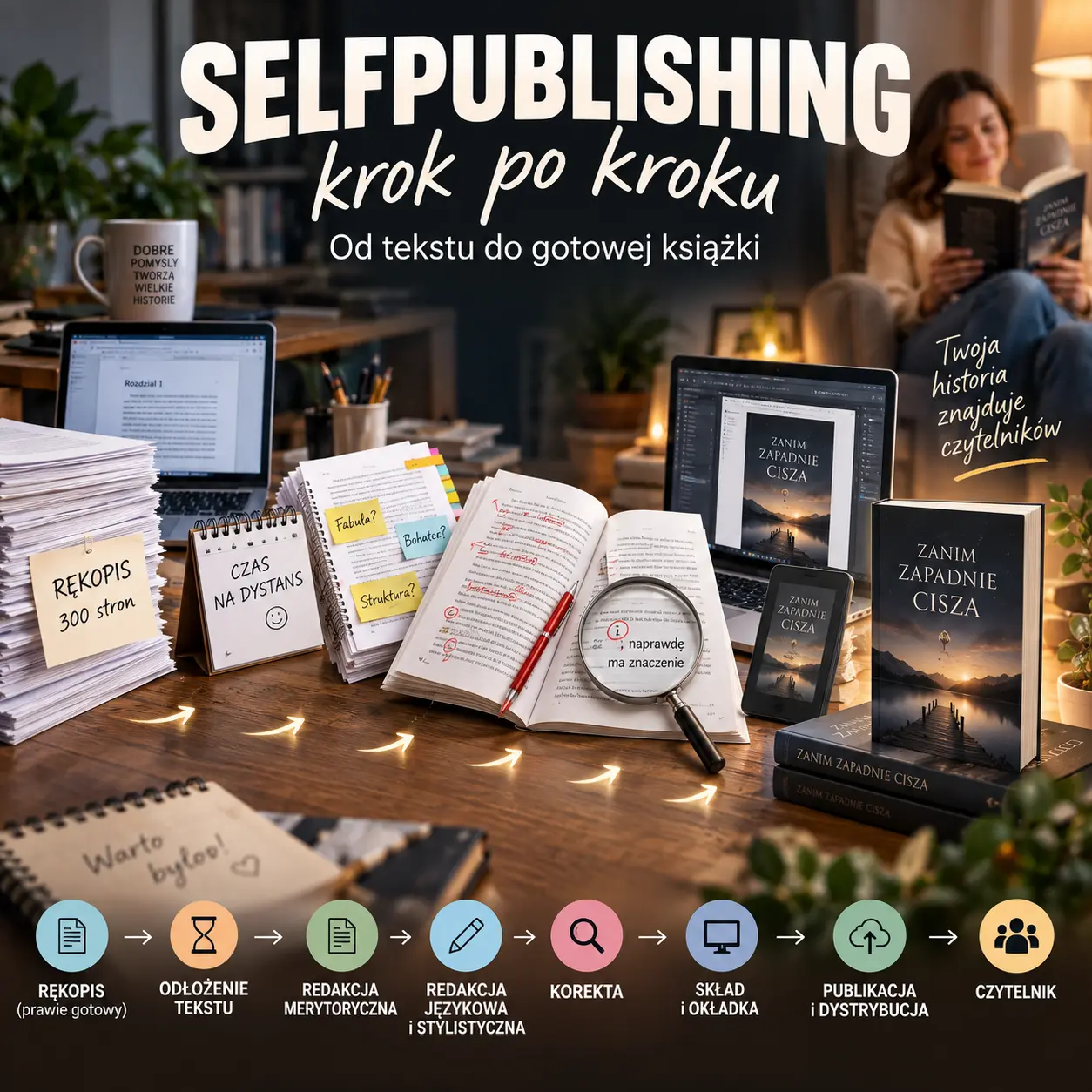 Krok po kroku w selfpublishingu